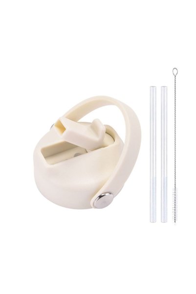 Choice 9 Replace Straw Flip Lid Cap 1000ml Wide Mouth Water Bottle Cup Lid St...