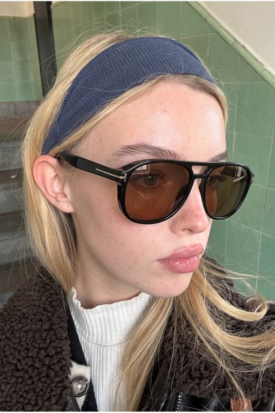 Chunky Frame Rosiqe Unisex Black Framed Nude Ultra Lightweight Uv400 Filtered...