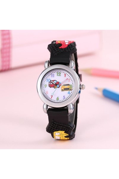 Choice black New Fashion Colorful Cartoon Car Student Children's Watch Quartz...