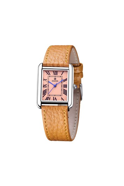 Choice Salmon color OGEDA Waterproof Couple Watches Casual Fashion Quartz Sta...