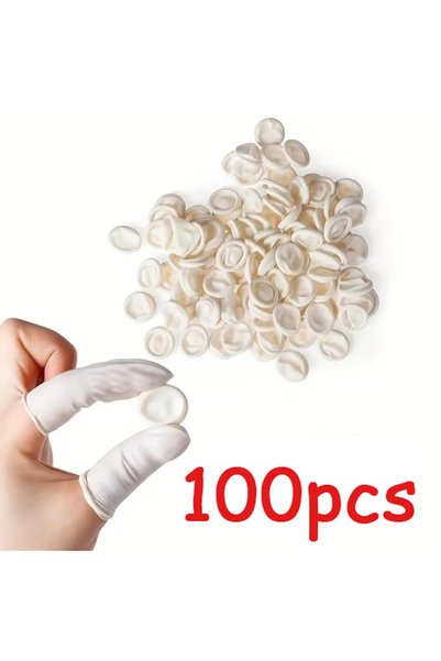 Choice 20 قطعة 20/100 قطعة قفازات مطاطية للاستخدام مرة واحدة غير قابلة للانزل...
