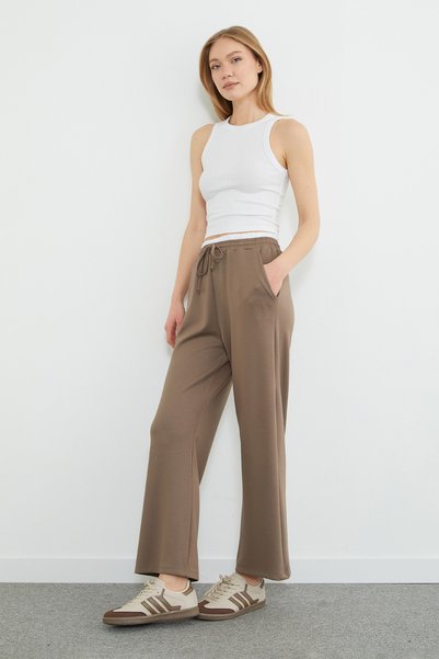 Fulla Moda Beli Garnili Pocketed Modal Trousers