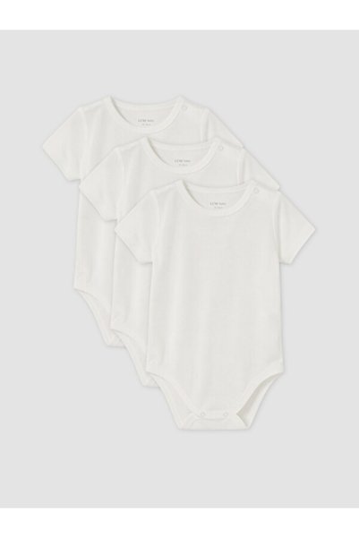 LC Waikiki Quality Pieces from Çelebi Store: Baby Boy Snap-On Bodysuit 3-Piece