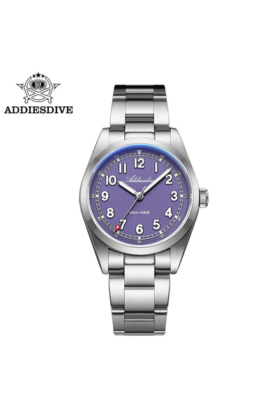 choice2 PURPLE ADDIESDIVE 2026 New Men's Luxury Quartz Watch 100m Water Resis...