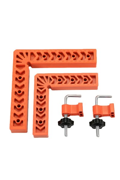 Choice 4 Pack 90 Degree Positioning Squares Right Angle Aluminum Alloy Woodwo...