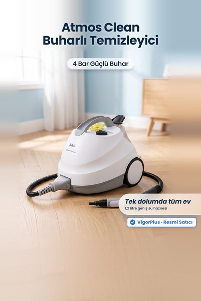Fakir Atmos Clean Çok Fonksiyonlu Buharlı Temizlik Makinası - Buharlı Temizle...