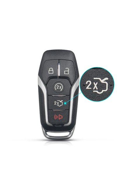 Choice3 غلاف مفتاح سيارة ذكي بدون مفتاح من KEYYOU مع 3/4/5 أزرار لسيارة فورد ...