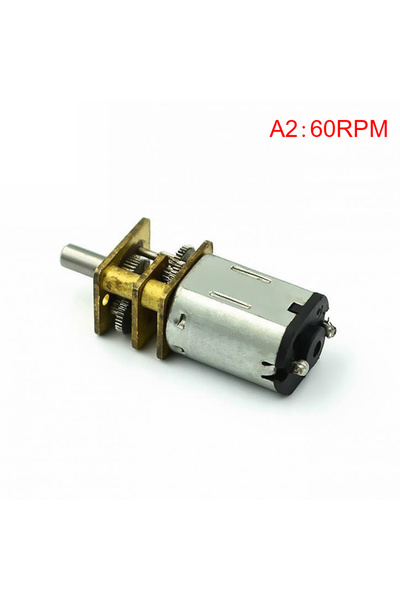 Choice1 محرك تروس A2 Mini N20 بجهد تيار مستمر 3 فولت إلى 12 فولت وسرعة بطيئة ...