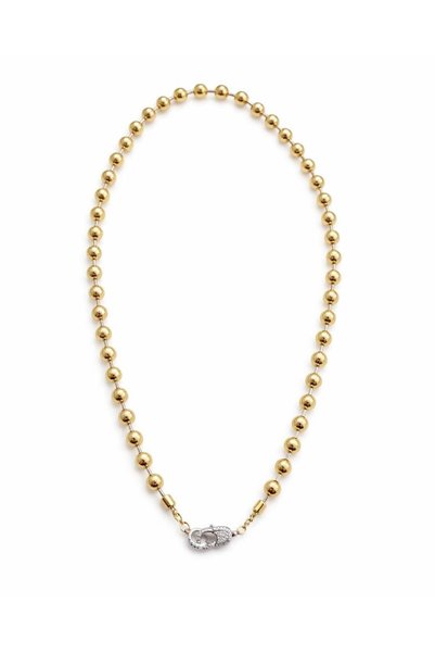 neslyaccessories Rain Topcuklu Stone Parrot Covered Mix Color Necklace