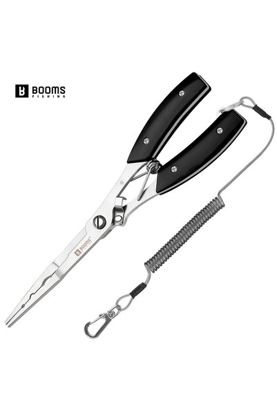 Choice black Booms Fishing H06 Fish Pliers Anti-slip High-strength Multifunct...