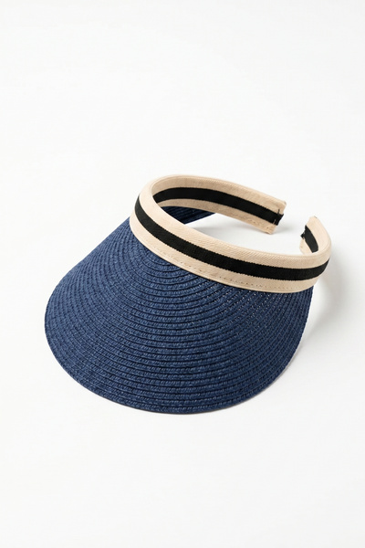 HAKKE Crown Straw Visor Hat