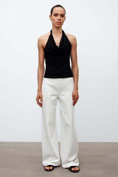 HAKKE Degaje Collar Halter Neck Bluz