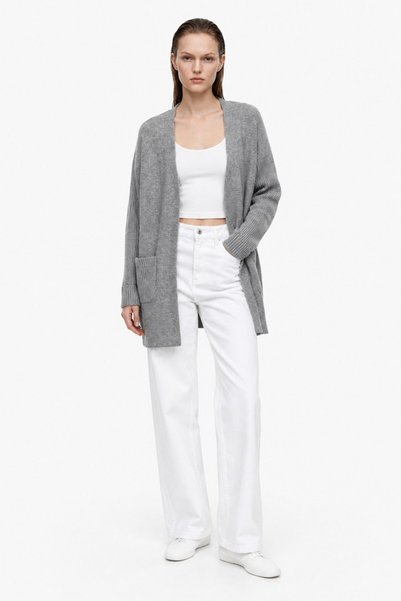 HAKKE Sleeve Folded Pocket Knitwear Cardigan