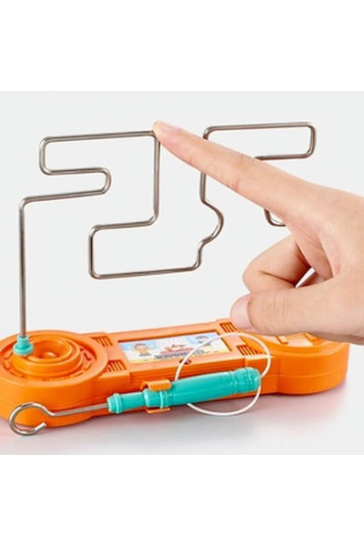 Choice Orange Kids Collison Electric Shock Toy Education Electric Touch Maze ...