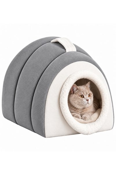 Nerotex Taşınabilir Kedi Yatağı Yuvası Yıkanabilir Taşınabilir