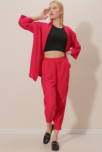 HAKKE Bürümcük Cardigan Pants SET