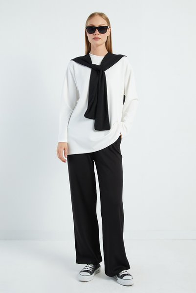 Fulla Moda Fullamodest Shawl Detailed Modal 3-Piece Set