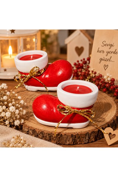bb avm Noel Çizmesi Mumluk(2adet)
