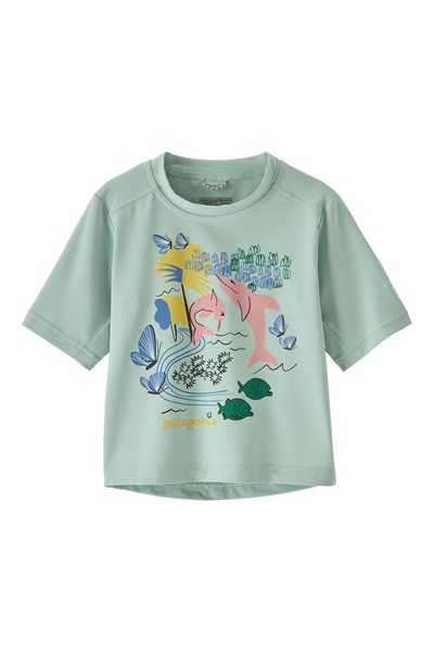 Patagonia Tricou băieți bebeluși Capilene ®   Silkweight Pdti