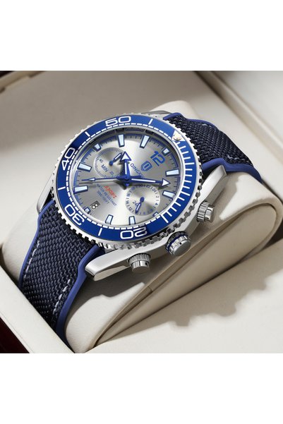 choice2 No 6691 White QINGXIYA Brand Luxury Multifunctional Quartz Watch Men ...