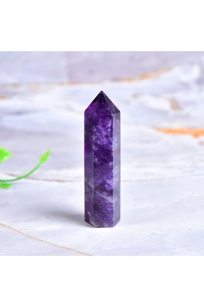 Choice 71-80mm Amethyst Natural Amethyst Point Crystal Healing Energy Stone N...