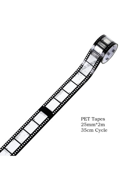Choice شريط لاصق من البولي إيثيلين تيريفثالات (PET) بتصميم فيلم ريترو من Jour...