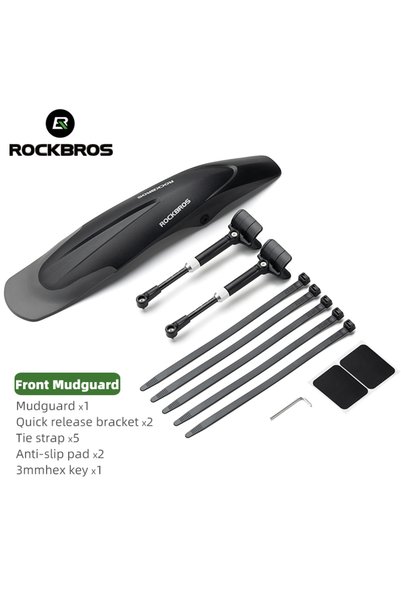 Choice واقي طين أمامي للدراجات الجبلية من ROCKBROS FK-8991، قابل للتوسيع وسري...