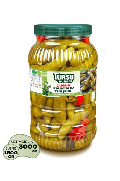TURŞU DURAĞI Çubuk Salatalık Turşusu | 3 Kg