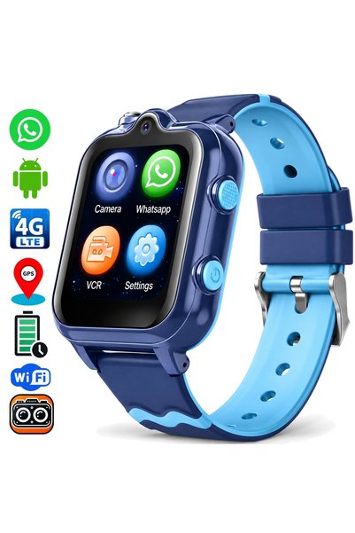 Wingereich Ceas Smartwatch pentru Copii 4G, GPS, Apel Video HD, WhatsApp, Cam...