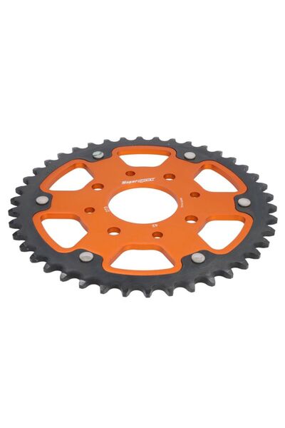 SUPERSPROX Pinion Lant Spate Aluminiu / Otel Numar Dinti: 42 RST-273:42-ORG