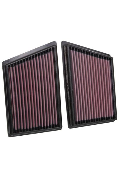 K&N Filtru de Aer Sport Lungime Exterioara: 271mm Latime Exterioara: 164mm In...