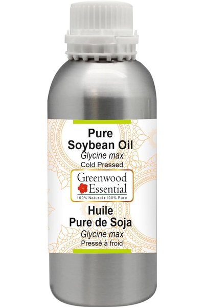 Greenwood Essential زيت فول الصويا النقي (Glycine max) معصور على البارد 50 مل...