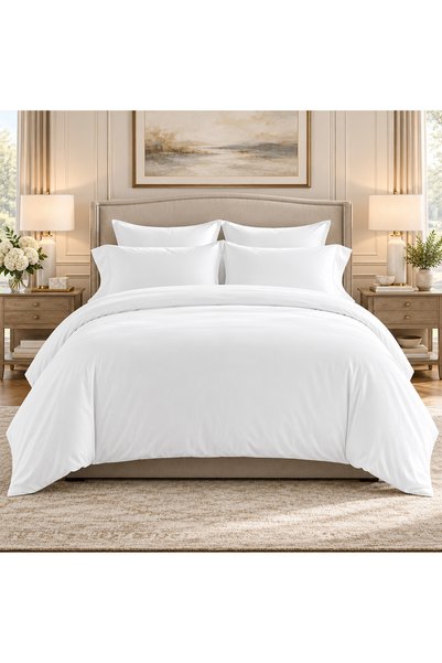OEM Lenjerie de Pat Hotelieră Percalle Opera Premium King Size, 4 Piese, 100%...