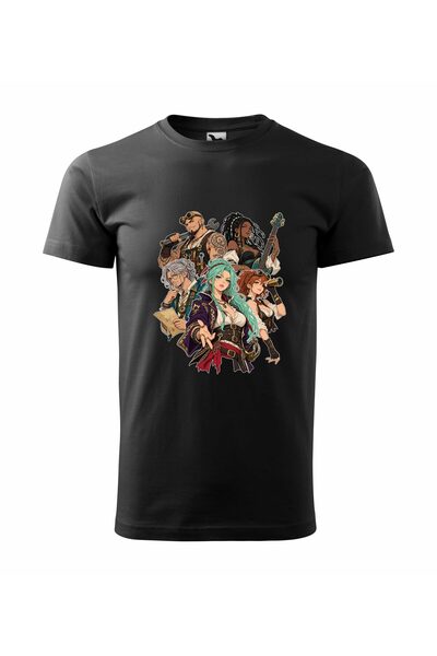 Malfini Tricou personalizat "One Piece – Piratii #7", Negru, Barbat, Bumbac 1...