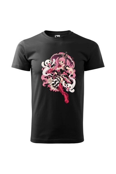 Malfini Tricou personalizat "One Piece – Perona", Negru, Copil, Bumbac 100%,
