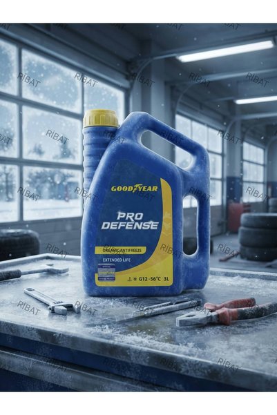 Goodyear KIRMIZI ORGANİK ANTİFRİZ -56 °C 3 Litre