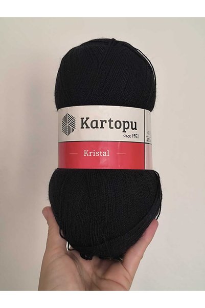 Kartopu Crystal K940 Black Lot 73485 100% Acrylic 100 Gr