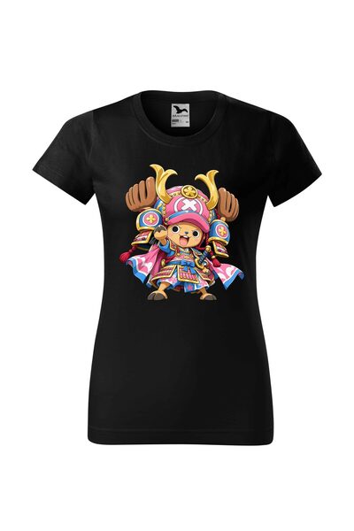 Malfini Tricou personalizat "One Piece – Chopper #2", Negru, Dama, Bumbac 100%,