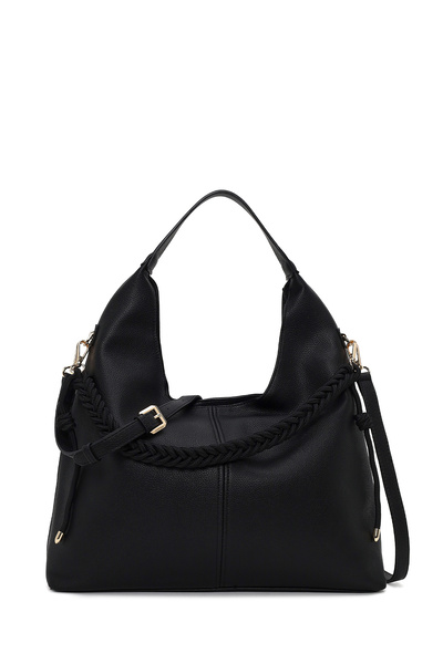 Derimod Women's Black Long Strap Shoulder Bag Ab150021Sf