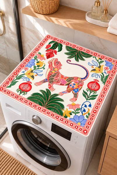 Nihai Ev Stain-Resistant, Non-Slip, Washable Washing Machine Dryer Cover & Ma...