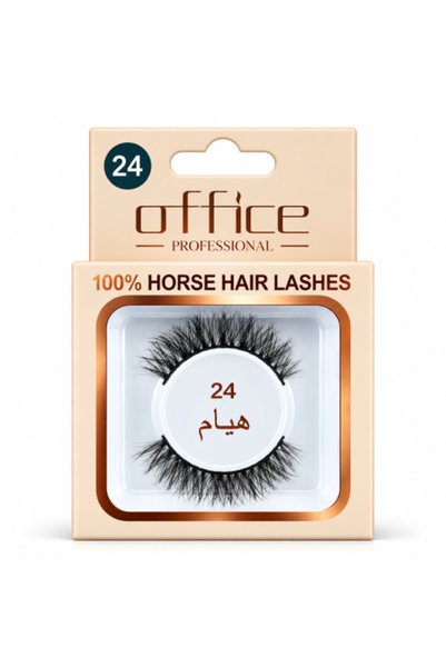 Office1 رموش مصنوعة من شعر الخيل 100% - هيام 24