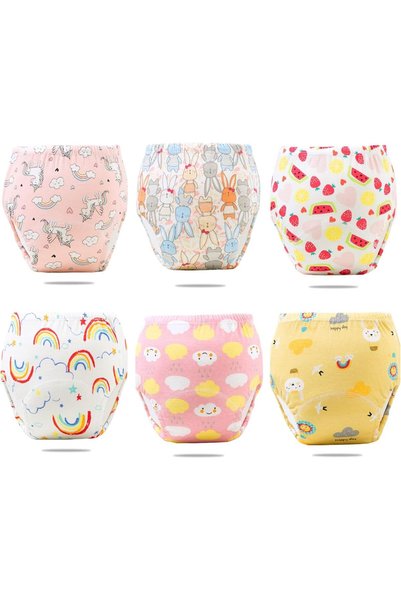 Beauenty 6PCS Baby Potty Training Pants, Breathable Potty Training Underwear,...