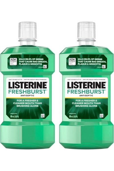 Listerine Zero غسول الفم المطهر ليسترين فريش بيرست بتركيبة مكافحة الجراثيم لل...