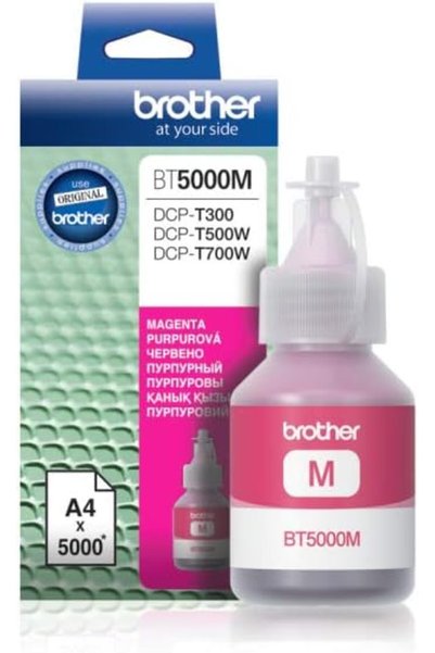 Generic Genuine BT5000M Ultra High Yield Magenta Ink Bottle, 5,000 Page Yield...