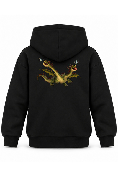 SVART WEAR How to Train Your Dragon Two Separate Directions Printed Black Kid...
