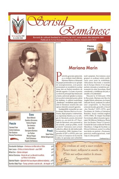 SCRISUL ROMANESC Revista Nr.6 din 2025