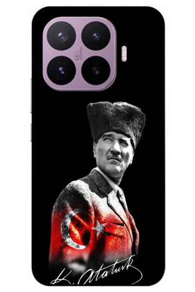 Zebana Mi 17t Pro Compatible Case Mustafa Kemal Atatürk Design V2 Silicone Ca...