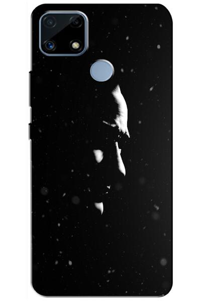 Zebana حافظة متوافقة مع هاتف Realme C25 حافظة من السيليكون بتصميم صورة ظلية أ...