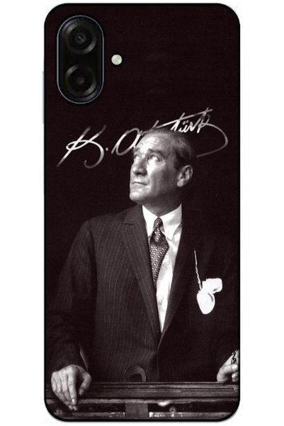 Zebana Samsung Galaxy A07 Compatible Case Mustafa Kemal Atatürk Silicone Case...