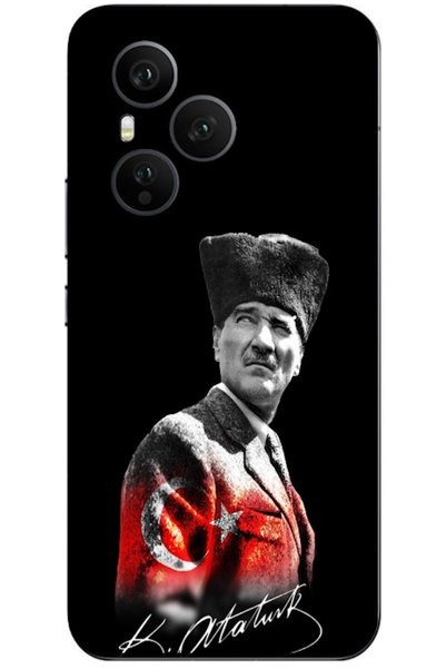 Zebana Honor 400 Pro 5g Compatible Case Mustafa Kemal Atatürk Design V2 Silic...